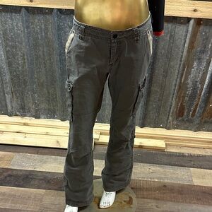 Empyre Olive Green Cargo Jumpsuit-Style Pants